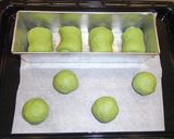 パウンド型で抹茶ミニ食パン♪作り方5写真