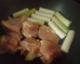 鶏とねぎ♡にんにく甘辛味作り方2写真