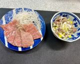 鮪 中トロ切り落としでねぎま鍋 締めはラーメン作り方1写真