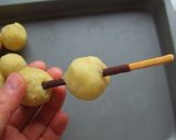 スイートポテトのポッキーだんご♡作り方4写真