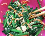 ごま油香るほうれん草のシーチキン和え作り方6写真