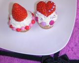 バレンタイン♡ハートの苺のプチケーキ作り方5写真
