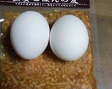 きざみ生姜とキャベツの卵焼き作り方1写真