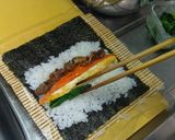 韓国風のり巻き☆細めのキンパ♪作り方6写真