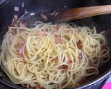 パスタでランチ♪うちの絶品カルボナーラ♡作り方4写真