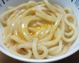 簡単 釜玉うどん風作り方6写真