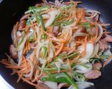 我が家流♪和風パスタ（塩味）作り方2写真