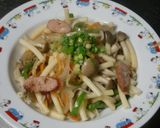 我が家流♪和風パスタ（塩味）作り方6写真