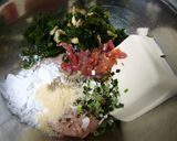 豆腐と鶏ひき肉のリング蒸し作り方2写真
