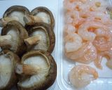 困った時の椎茸の海老詰め!!作り方1写真