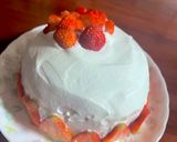 いちごのドームケーキ 母の日に🍓作り方13写真