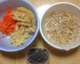 切干大根と生姜の煮物作り方1写真