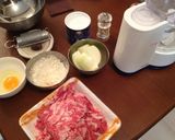 juicy hamburg steak作り方1写真