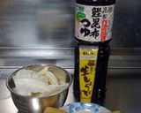 キャベツの芯と油揚のサッと煮作り方1写真