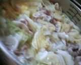 ニンニク、ショウガと白菜の鍋(超美味)作り方6写真