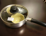 玉子１個で２人分、蒸し器いらずの茶碗蒸し作り方1写真