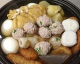 電気鍋でつみれおでん作り方6写真