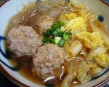 たっぷり白菜と肉団子のスープ作り方7写真