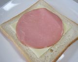 ふわふわパンでハムチーサンド作り方1写真