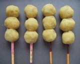 スイートポテトのポッキーだんご♡作り方5写真