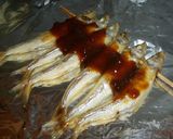ワカサギの田楽味噌焼き作り方2写真