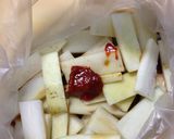 大根の皮でエコでチョット素敵な一品に♡作り方3写真