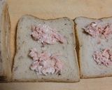 ツナマヨ＆ハムチーズの２種類ホットサンド作り方3写真