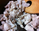 豚バラ生姜きのことさつま芋の炊込みご飯作り方4写真