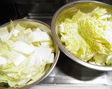 白菜 半玉使用＊薄揚げの和風スープ煮作り方4写真