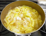 白菜 半玉使用＊薄揚げの和風スープ煮作り方10写真