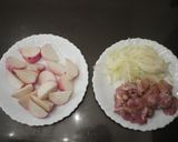 優しい味わい！　赤かぶと鶏肉のクリーム煮作り方1写真