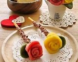 バレンタイン❤ポッキーnoバラ作り方10写真