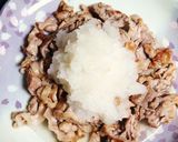 豚肉の大根おろし青ジソソース作り方4写真