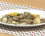 きのこと鶏肉のオレンジ白ワイン煮作り方7写真