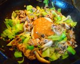 みそ味の焼きうどん作り方7写真