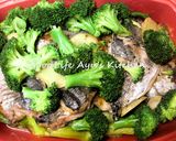 180kcal さっぱり鯵の柚子味噌蒸し作り方5写真