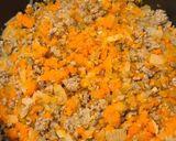夕飯に生姜香る🥕すりおろし人参ミートソースパスタ作り方3写真