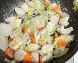 ノンオイル【鶏肉のクリーム煮】作り方4写真