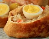★鶏ごぼう入りいなりおこわ★作り方7写真