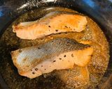 魚嫌いさんにも⭐︎照り焼きサーモンソテー作り方5写真