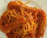 有頭エビのトマトクリームパスタ作り方8写真