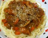 煮込みハンバーグからのパスタ作り方5写真