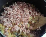 挽肉と野菜のトロ～リ餡かけ丼♪作り方4写真