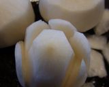 カブの即席漬け　薔薇風にカービング作り方4写真