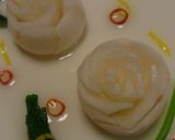 カブの即席漬け　薔薇風にカービング作り方13写真