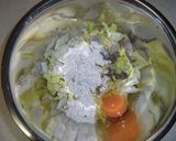 洋風お好み焼き~桜エビホワイトソースのせ作り方2写真