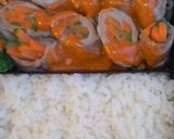 レンジで簡単　野菜の肉巻きオーロラソース作り方6写真