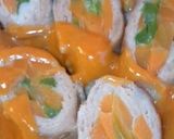 レンジで簡単　野菜の肉巻きオーロラソース作り方5写真