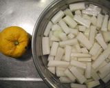 ゆず大根・甘酢味作り方1写真