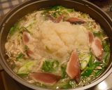 鯖缶で☆ダシ要らず海鮮みぞれ鍋☆雪見鍋作り方4写真